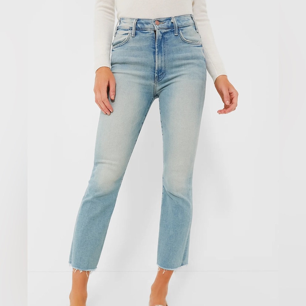 MOTHER Au Revoir The Hustler Ankle Fray